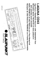 Blaupunkt Laguna-CD-43 - Owners Manual1